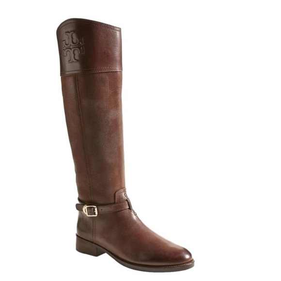 Tory Burch Shoes - Tory Burch Simone Brown Tall Riding Boots